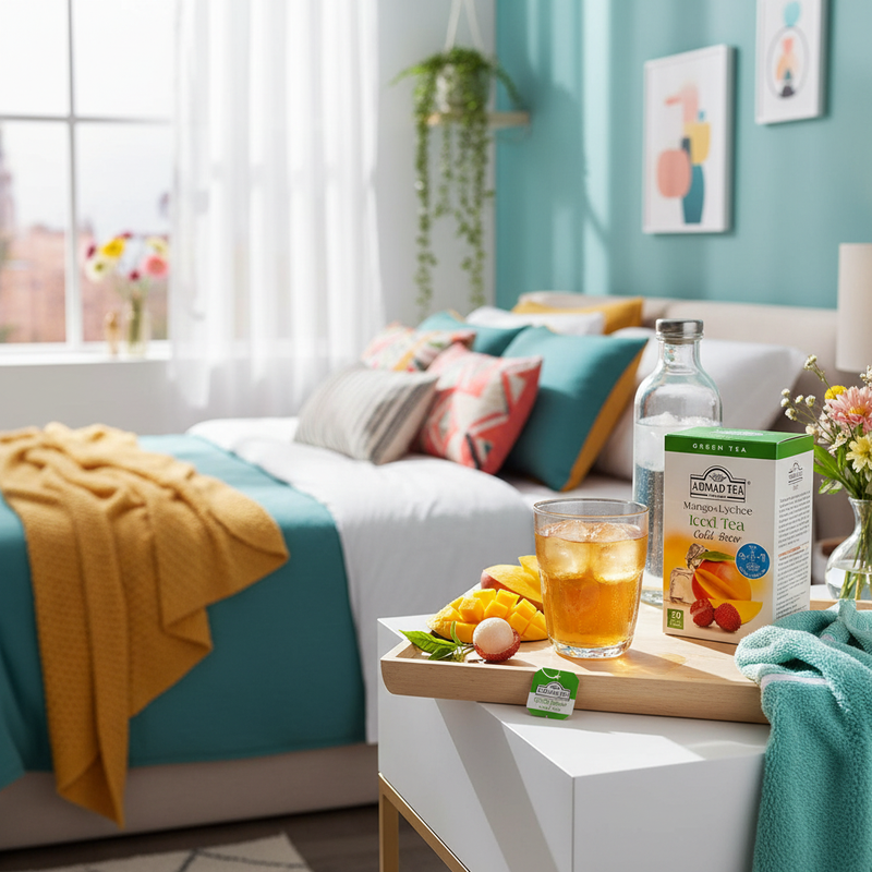 Mango & Lychee Cold Brew Iced Green Tea - Teabags