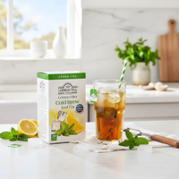 Lemon & Mint Cold Brew Iced Green Tea - Teabags